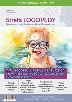 Strefa LOGOPEDY, numer 63, Tyflologopedia. Rozwój i zaburzenia mowy i języka u osób z uszkodzeniem narządu wzroku