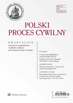 Polski Proces Cywilny. Nr 4/2024