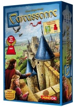 Carcassonne podstawa 2 edycja + Opat i Rzeka (Gra planszowa)
