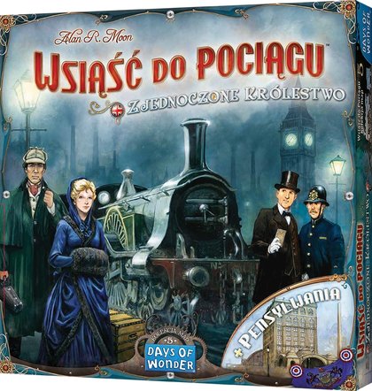 Wsiąść do Pociągu: Zjednoczone Królestwo/Pensylwania (Gra planszowa)