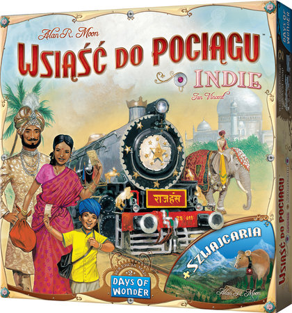 Wsiąść do Pociągu: Indie i Szwajcaria (Gra planszowa)