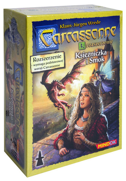 Carcassonne: Księżniczka i Smok (druga edycja polska) (Gra Plaszowa)