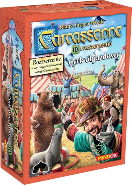 Carcassonne: Cyrk Objazdowy (druga edycja) (Gra Planszowa)