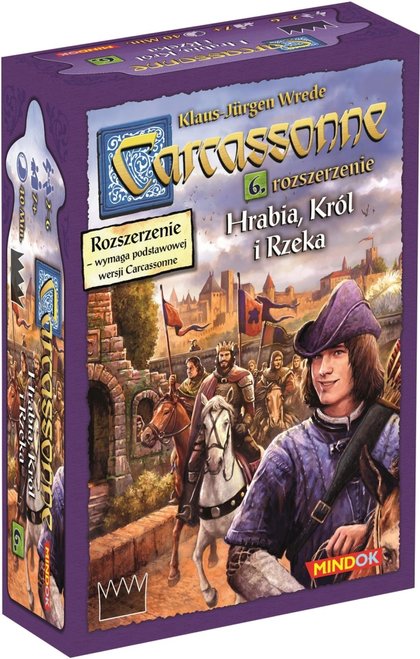 Carcassonne: Hrabia, Król i Rzeka (druga edycja) (Gra Planszowa)