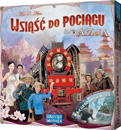 Wsiąść do Pociągu: Azja (Gra Planszowa)