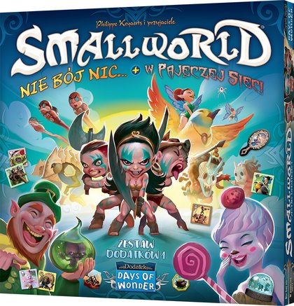 Small World: Zestaw dodatków 1 - Nie bój nic + W pajęczej sieci (Gra Planszowa)