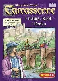 CARCASSONNE 6.HRABIA, KRÓL I RZEKA (GRA PLANSZOWA)