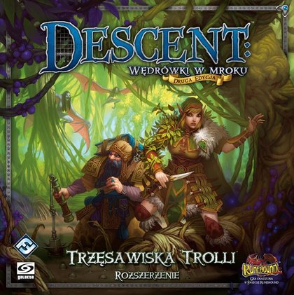 Descent: Wędrówki w Mroku - Trzęsawiska Trolli (Gra planszowa)