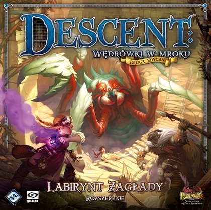 Descent: Wędrówki w Mroku - Labirynt Zagłady (Gra planszowa)