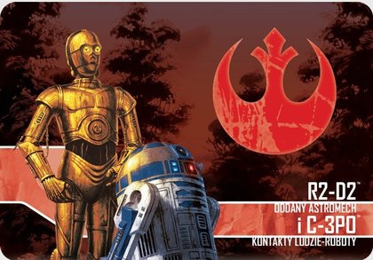 Star Wars: Imperium Atakuje - R2-D2, Oddany astromech i C3PO, Kontakty ludzie-roboty (Gra planszowa)