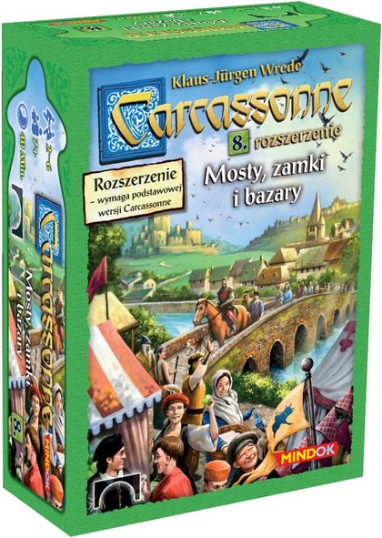 Carcassonne: Mosty, zamki i bazary (druga edycja polska) (Gra karciana)