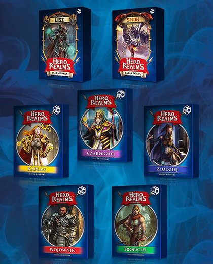 Hero Realms - Pakiet Bohaterowie + Bossowie (Gra Karciana) + Mata
