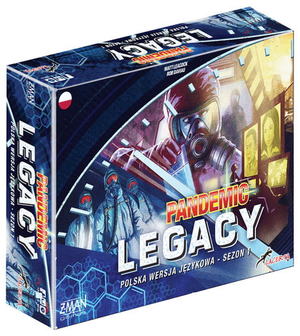 Pandemic Legacy: Sezon 1 - edycja niebieska (Gra Planszowa)