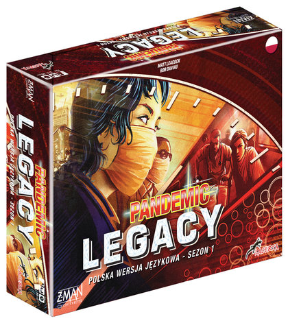 Pandemic Legacy: Sezon 1 - edycja czerwona (Gra Planszowa)