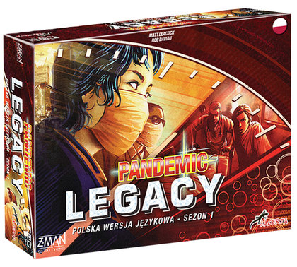 Pandemic Legacy: Sezon 1 (edycja czerwona) (Gra Planszowa)