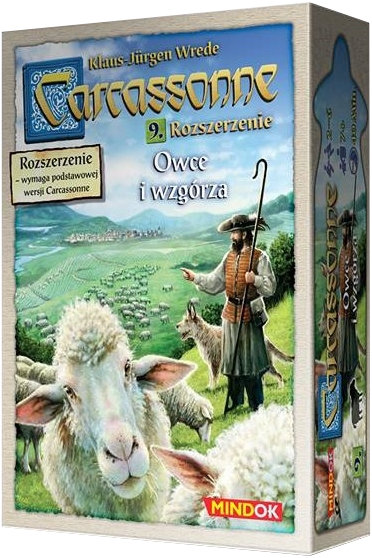 Carcassonne: Owce i wzgórza (druga edycja polska) (Gra Planszowa)