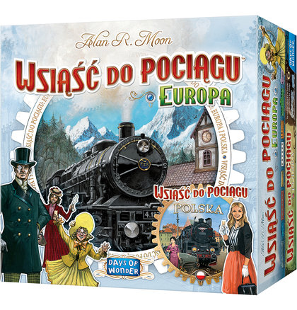 Wsiąść do Pociągu: Polska + Europa (Gra planszowa)