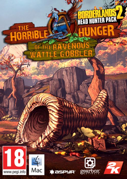 Borderlands 2 DLC Headhunter 2: The Horrible Hunger of the Ravenous Wattle Gobbler (MAC) klucz Steam