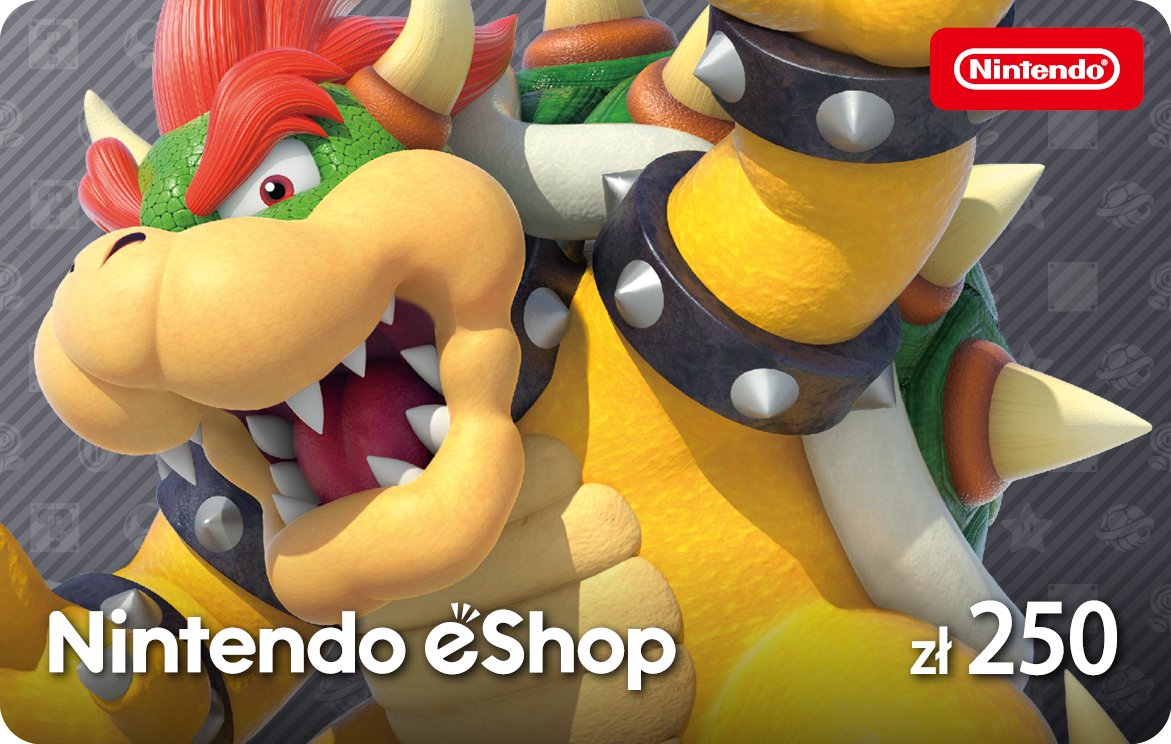 Nintendo eShop digital code 250 zł (Nintendo)