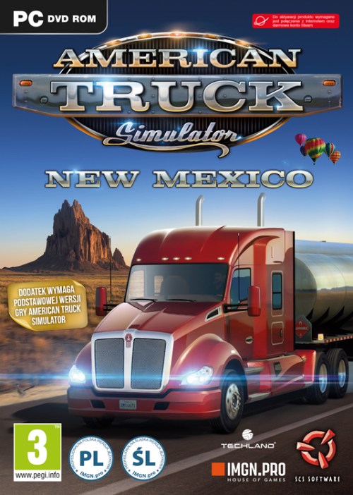 American Truck Simulator: New Mexico (PC) PL klucz Steam