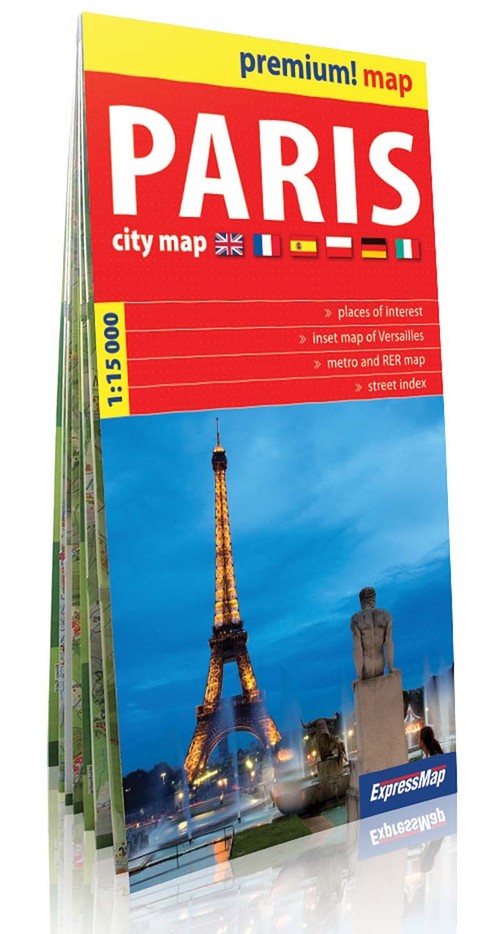 Paris plan miasta 1:15 000