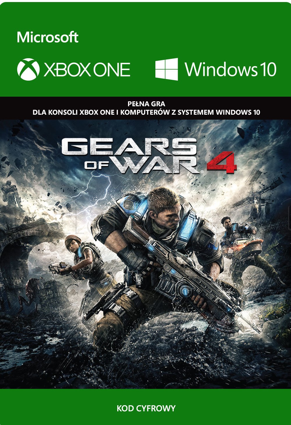 Gears of War 4 (PC/XONE) klucz Microsoft Store