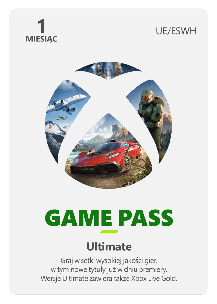 Game Pass Ultimate - 1 miesiąc (XSX/XSS/XboxOne/PC/Chmura)