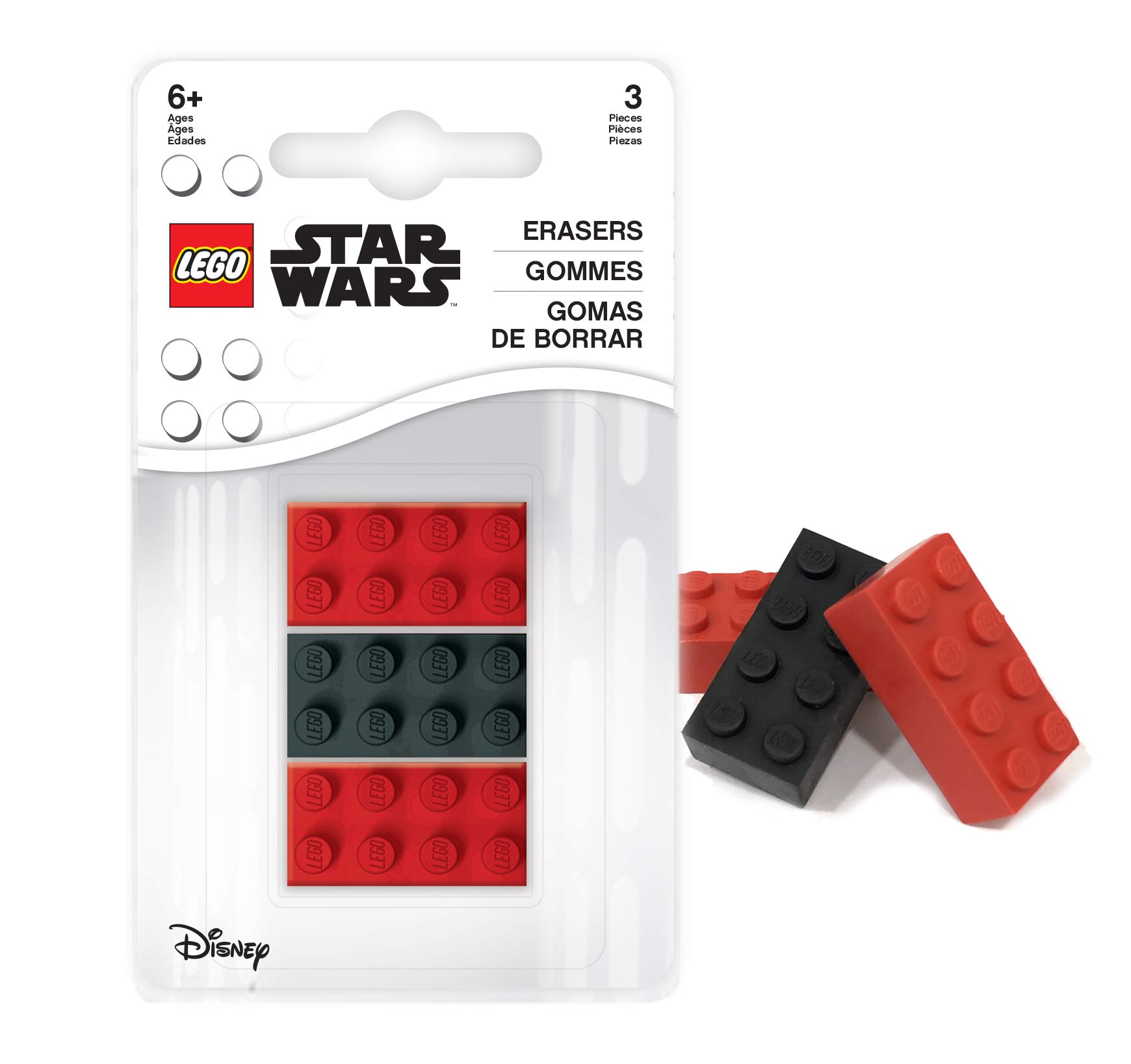 LEGO Star Wars Zestaw gumek w kształcie klocków