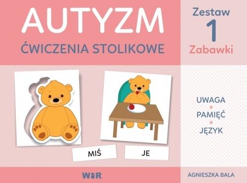 Autyzm - ćwiczenia stolikowe Zestaw1 zabawki