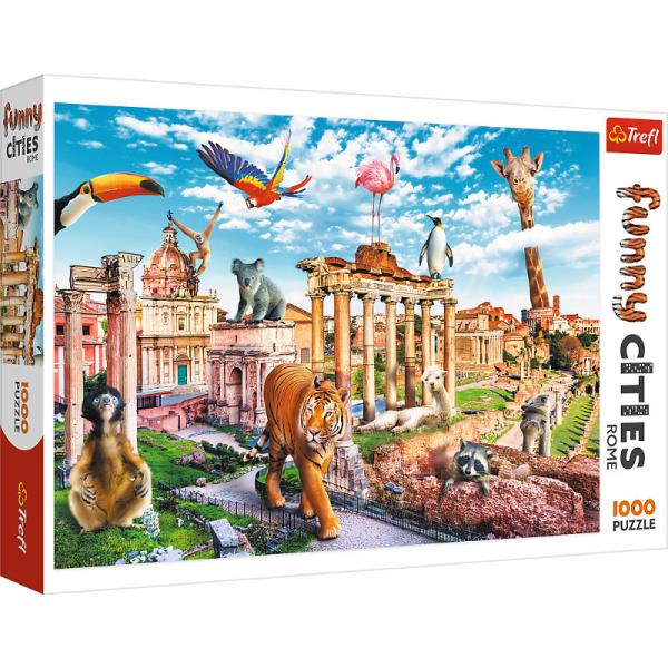 Puzzle 1000el Funny cities - Dziki Rzym TREFL