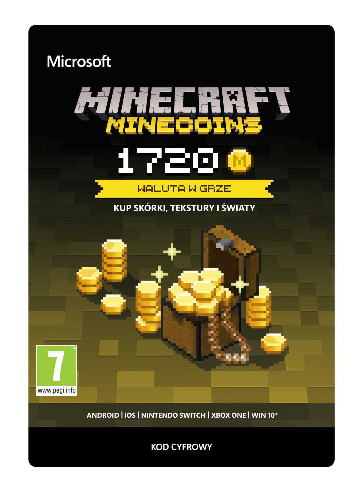 Monety Minecraft Minecoins 1720 (PC/Xbox/Android)