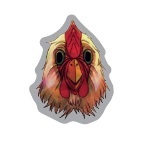Hotline Miami Collection - Chicken Pin - przypinka