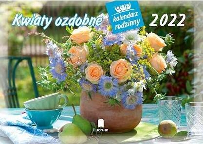 Kalendarz 2022 Rodzinny Kwiaty ozdobne WL2