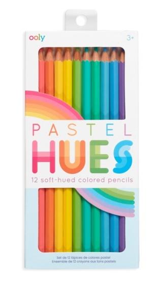Kredki ołówkowe pastelowe Pastel Hues 12 kolorów