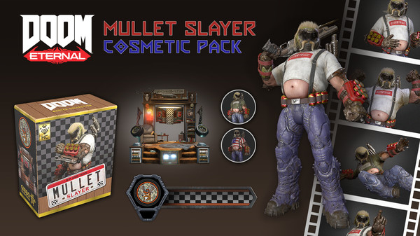 DOOM Eternal: Mullet Slayer Master Collection Cosmetic Pack DLC (Switch) DIGITAL