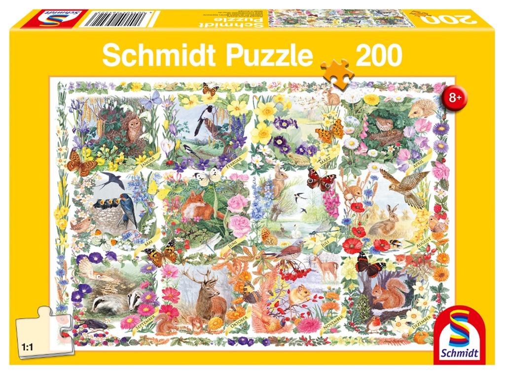 Puzzle 200 Kalendarz przyrodniczy G3