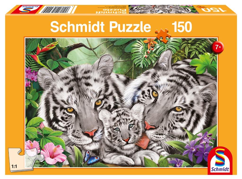Puzzle 150 Rodzina tygrysów G3