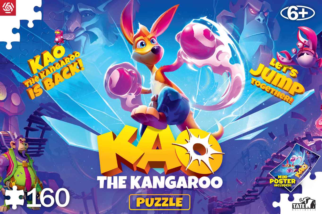 Kangurek Kao - Kao is back Puzzle 160 elementów