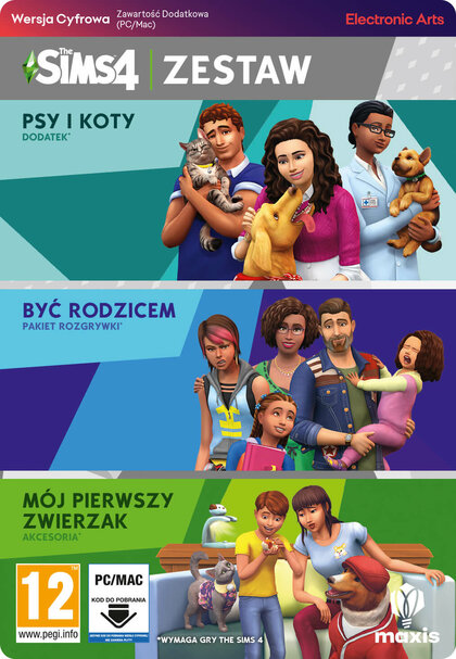The Sims 4: Zestaw Miłośnicy zwierząt (PC) PL klucz EA App