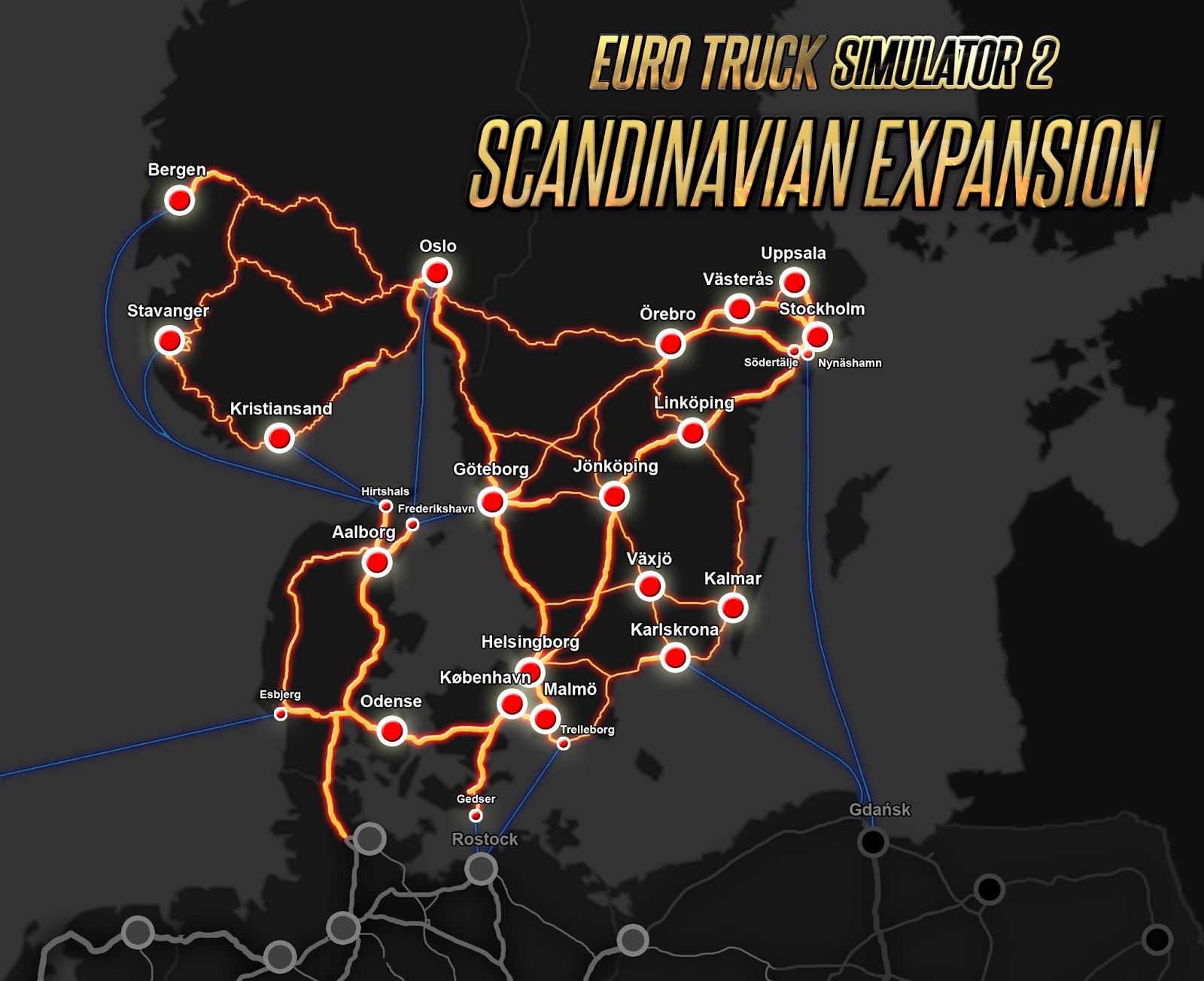 best map calection euro truck simulator 2