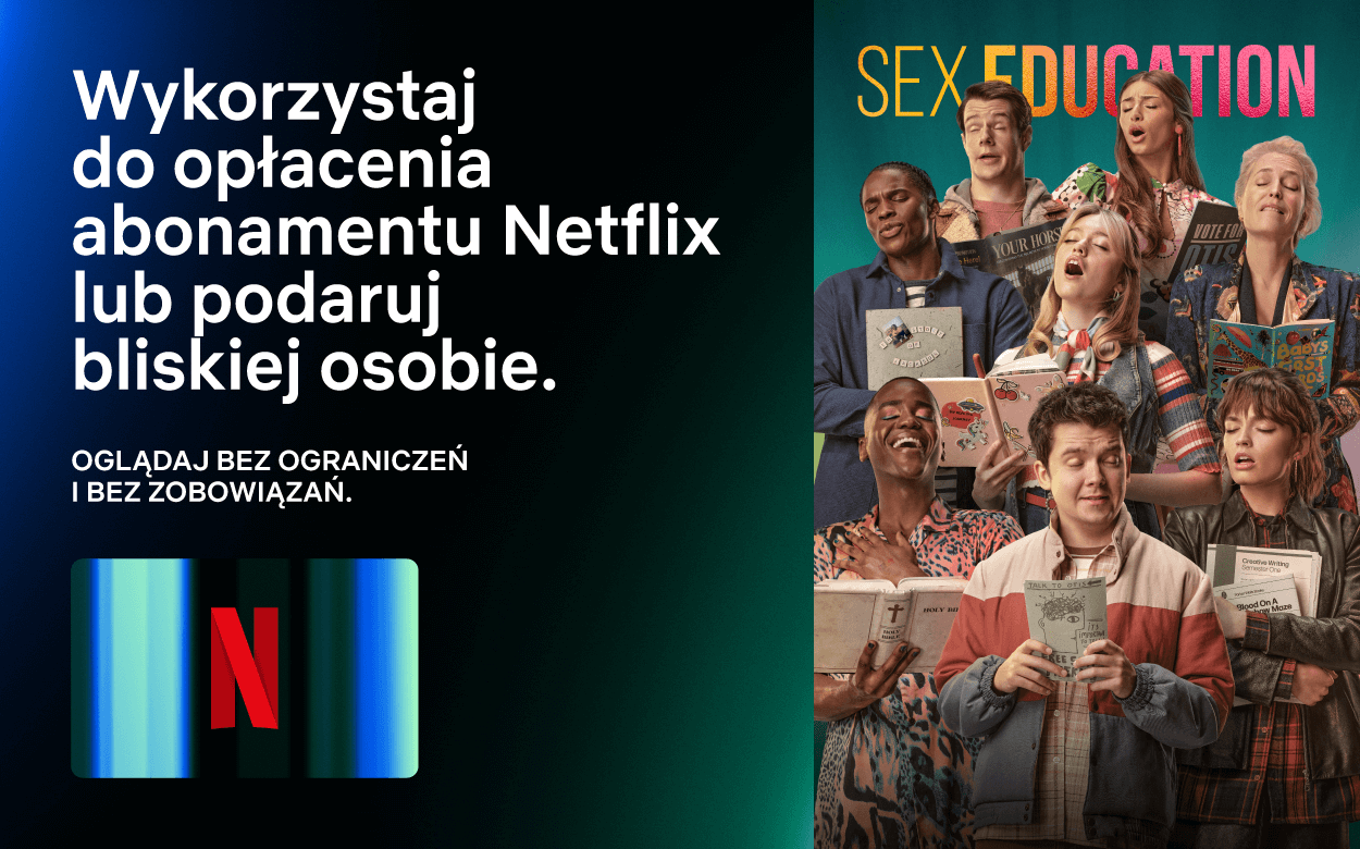 Sex Education 4 sezon na netflix w 2023 w kartach podarunkowych netflix na muve.pl