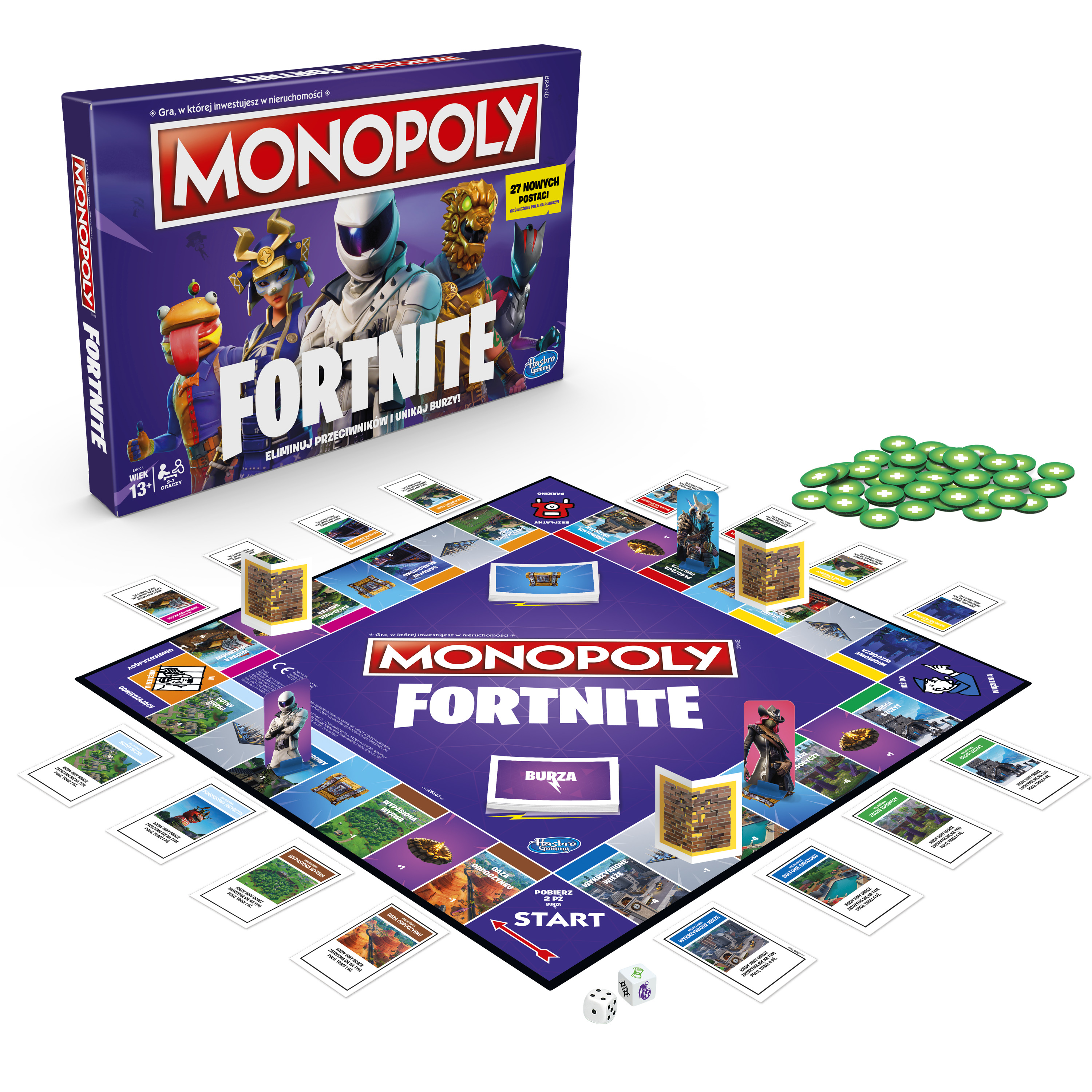 Monopoly Fortnite 2 0 Nowa Edycja Gra Planszowa Darmowa Dostawa Sklep Muve Pl