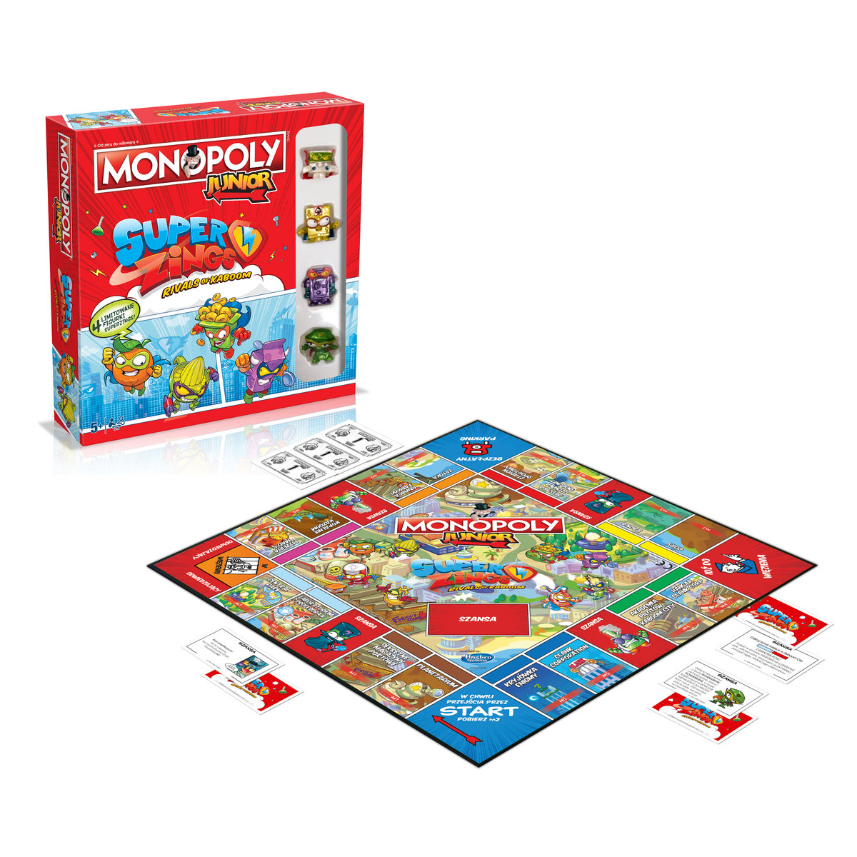 Monopoly Junior Super Zings Gra Planszowa Darmowa Dostawa Sklep Muve Pl