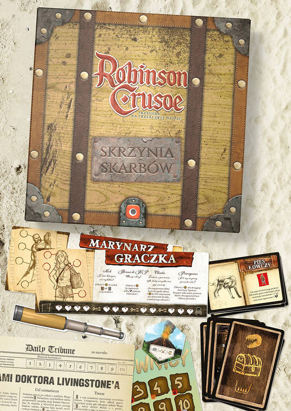 Robinson Crusoe Skrzynia Skarbow Gra Planszowa Darmowa Dostawa Sklep Muve Pl